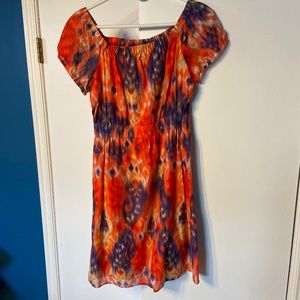 Theory dress Ikat/tiedye